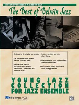 Paperback Young Jazz Collection for Jazz Ensemble: 2nd Baritone T.C. Book