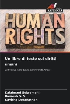 Paperback Un libro di testo sui diritti umani [Italian] Book