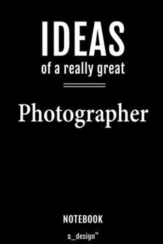 Notebook for Photographers / Photographer: awesome handy Note Book [120 blank lined ruled pages]