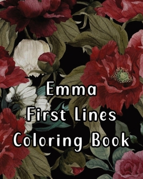 Paperback Emma First Lines Coloring Book