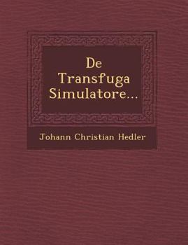 Paperback de Transfuga Simulatore... Book