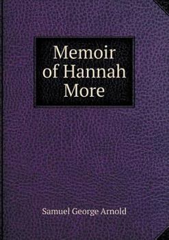 Paperback Memoir of Hannah More Book