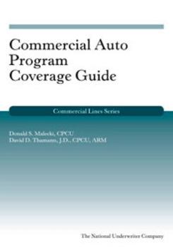 Paperback Commercial Auto Program Coverage Guide Book