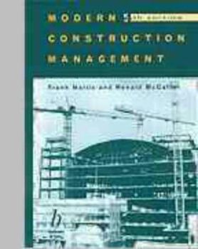 Paperback Modern Construction Management Book
