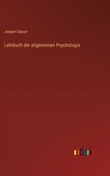 Hardcover Lehrbuch der allgemeinen Psychologie [German] Book