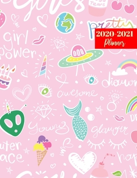 Paperback 2020-2021 Planner: Nice Two Year Personal Journal Week Planners & Goal Planner Organizer - Weekly & Monthly Dated Agenda Book and To Do L Book