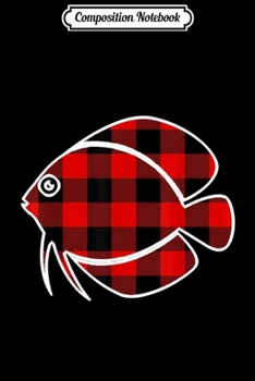 Composition Notebook: Discus Red Buffalo Plaid Pompadour Matching PJ Family Gift  Journal/Notebook Blank Lined Ruled 6x9 100 Pages