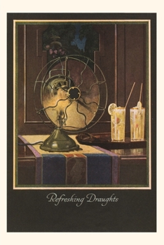 Paperback Vintage Journal Refreshign Drafts, Electric Fan Book