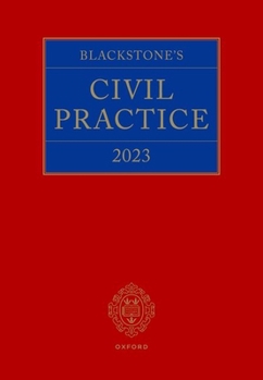 Hardcover Blackstone's Civil Practice 2023 Book