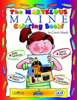 Paperback Marvelous Maine Color Bk Book