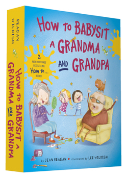 Hardcover How to Babysit a Grandma and Grandpa Board Book Boxed Set Book
