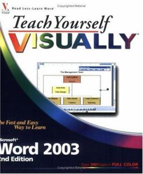 Paperback Teach Yourself Visually Microsoft Word 2003 Book