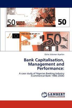 Paperback Bank Capitalisation, Management and Performance Book