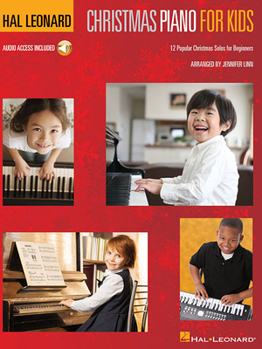 Paperback Hal Leonard Christmas Piano for Kids: 12 Popular Christmas Solos for Beginners [With Access Code] Book