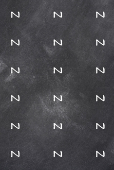 2020 Daily Planner Monogram N Pattern Monogram N Chalkboard 388 Pages: 2020 Planners Calendars Organizers Datebooks Appointment Books Agendas