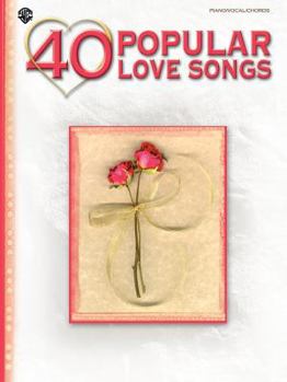 Paperback 40 Popular Love Songs: Piano/Vocal/Chords Book