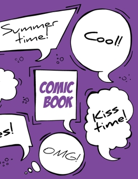 Paperback Draw Your Own Comics/Blank Comic Journal - 24 Pages of Fun Comic - A Large 8.5" x 11" Notebook and for Kids and Adults [Scots] Book