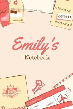 Emily First Name Emily Notebook: Lined Notebook / Journal Gift, 120 Pages, 6x9, Soft Cover, Matte Finish