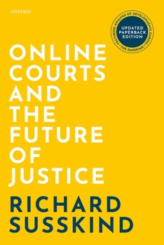 Paperback Online Courts and the Future of Justice Book