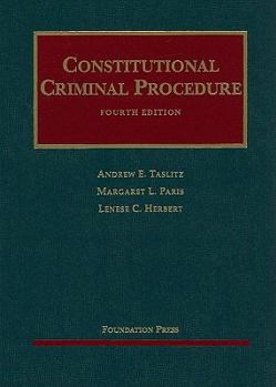 Hardcover Constitutional Criminal Procedure Book