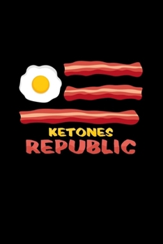 Ketones Republic : 6x9 Ketones - Grid - Squared Paper - Notebook - Notes