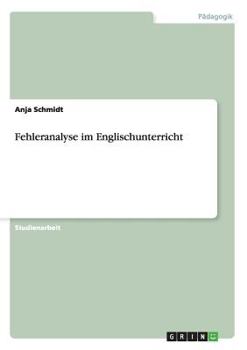 Paperback Fehleranalyse im Englischunterricht [German] Book