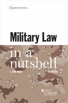 Paperback Military Law in a Nutshell (Nutshells) Book