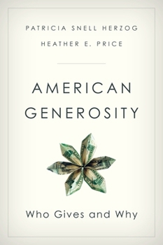 Hardcover American Generosity: Who Gives and Why Book