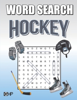 Paperback Hockey Word Search: Word Find Puzzle Book For All Ice Hockey Fans Book