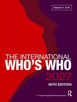 Hardcover The International Who's Who 2027 Volume 1 Book