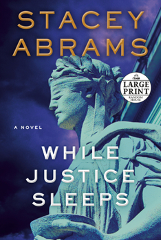 Paperback While Justice Sleeps [Large Print] Book