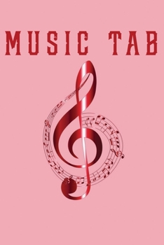 Paperback music tab: music tablature notebook (115 pages, 6*9) Book