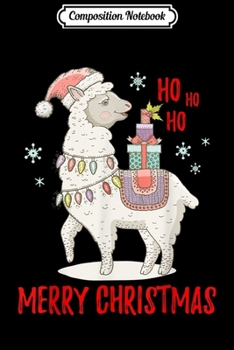 Composition Notebook: Merry Christmas Llama Santa Drama Llama Xmas Alpaca Gift  Journal/Notebook Blank Lined Ruled 6x9 100 Pages