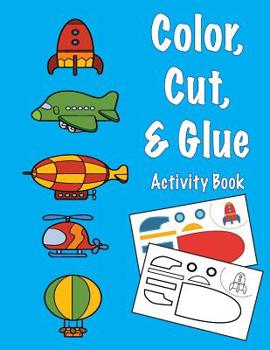 Paperback Color, Cut, & Glue Activity Book