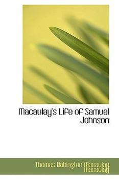 Paperback Macaulay's Life of Samuel Johnson Book