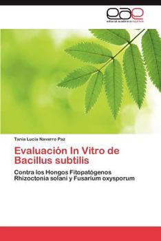 Paperback Evaluación In Vitro de Bacillus subtilis [Spanish] Book