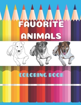 Paperback Favorite Animals - Coloring Book
