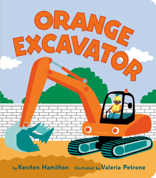 Board book Orange Excavator Book