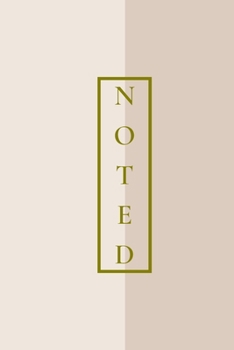 Paperback Noted Notebook Softcover Purity Gloss Book