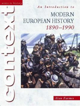 Paperback An Introduction to Modern European History, 1890-1990 Book