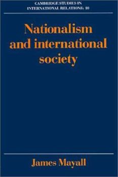 Paperback Nationalism and International Society Book