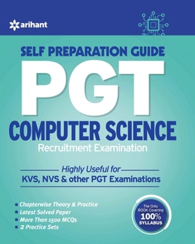 Paperback PGT Guide Computer Science Recruitment Examination Book