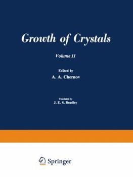 Paperback Рост Кристаллоь / Rost Kristallov / Growth of Crystals: Volume 11 Book