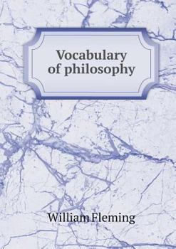 Paperback Vocabulary of Philosophy Book