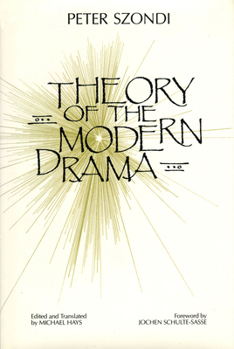 Paperback Theory of Modern Drama Book