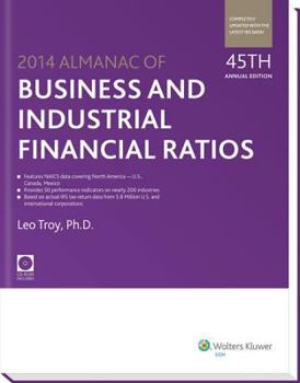 Paperback Almanac of Business and Industrial Financial Ratios [With CDROM] Book