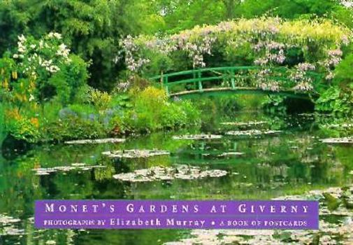 Paperback Monet's Gardens at Giverny; A Book of Postcards: A Book of Postcards SED in Newspaper/The Book