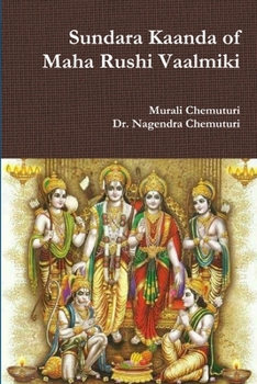 Paperback Sundara Kaanda of Maha Rushi Vaalmiki Book