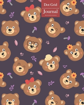 Dot Grid Journal: Notebook Planner with Unique Bear Themed Cover Design