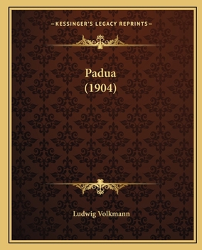 Paperback Padua (1904) [German] Book